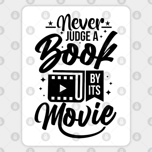 never judge a book Magnet by hsayn.bara